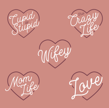 Load image into Gallery viewer, Valentine Heart Design triblend t-shirts