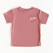 Load image into Gallery viewer, Kids Valentine's Day Daddy Heart Graphic Tee