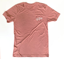 Load image into Gallery viewer, Valentine Heart Design triblend t-shirts