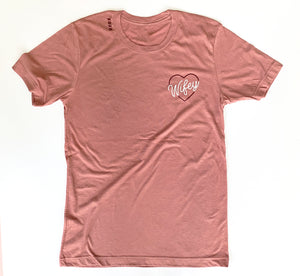 Valentine Heart Design triblend t-shirts