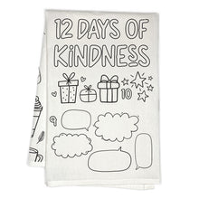 Load image into Gallery viewer, 12 Day of Kindness Advent Coloring Gift Set with Fabric Markers