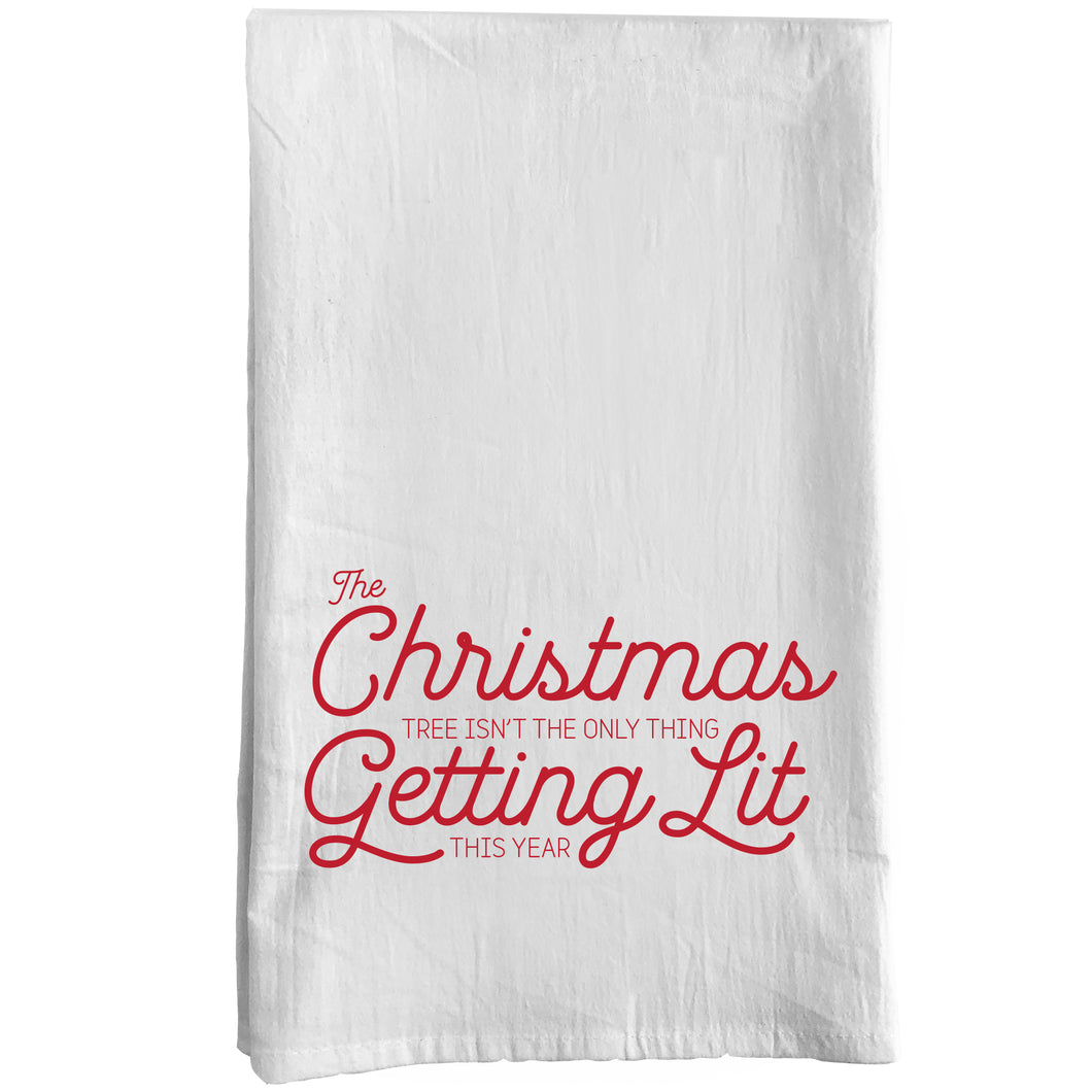 Lit Christmas Towel