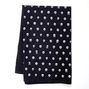 Mini Skulls Black Kitchen Towel